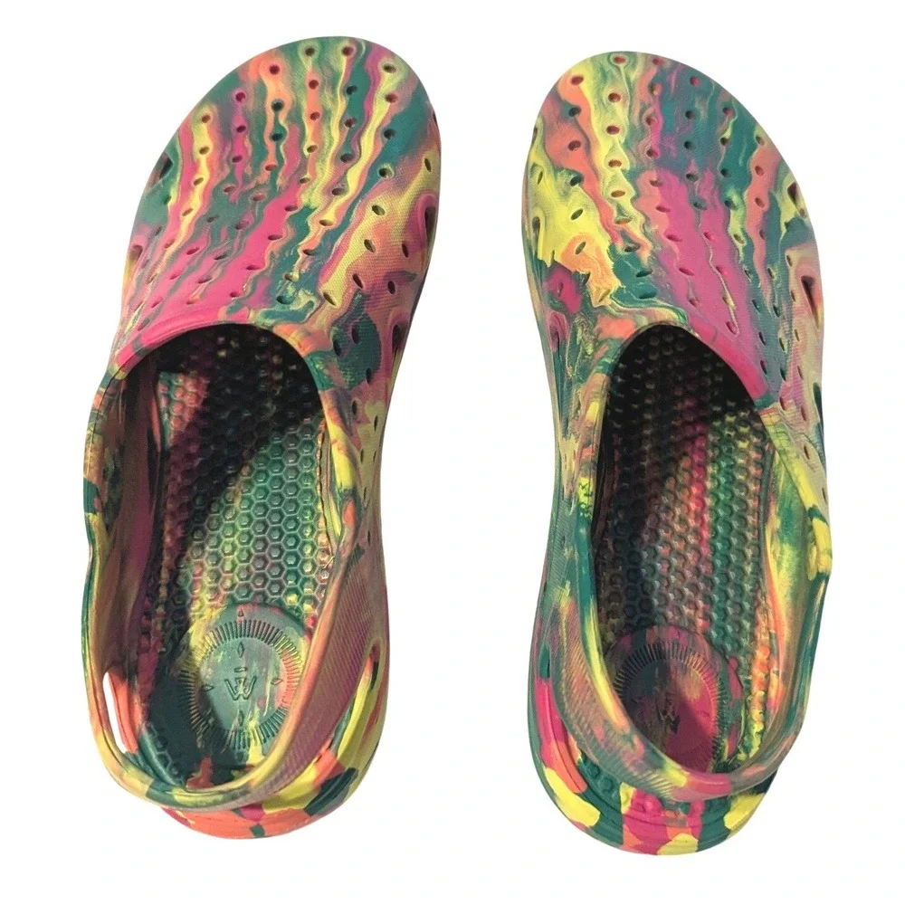 Totes Everywear Kids Kids Splash and Play Clog Multi Color Slip On Shoes Sz 13-1